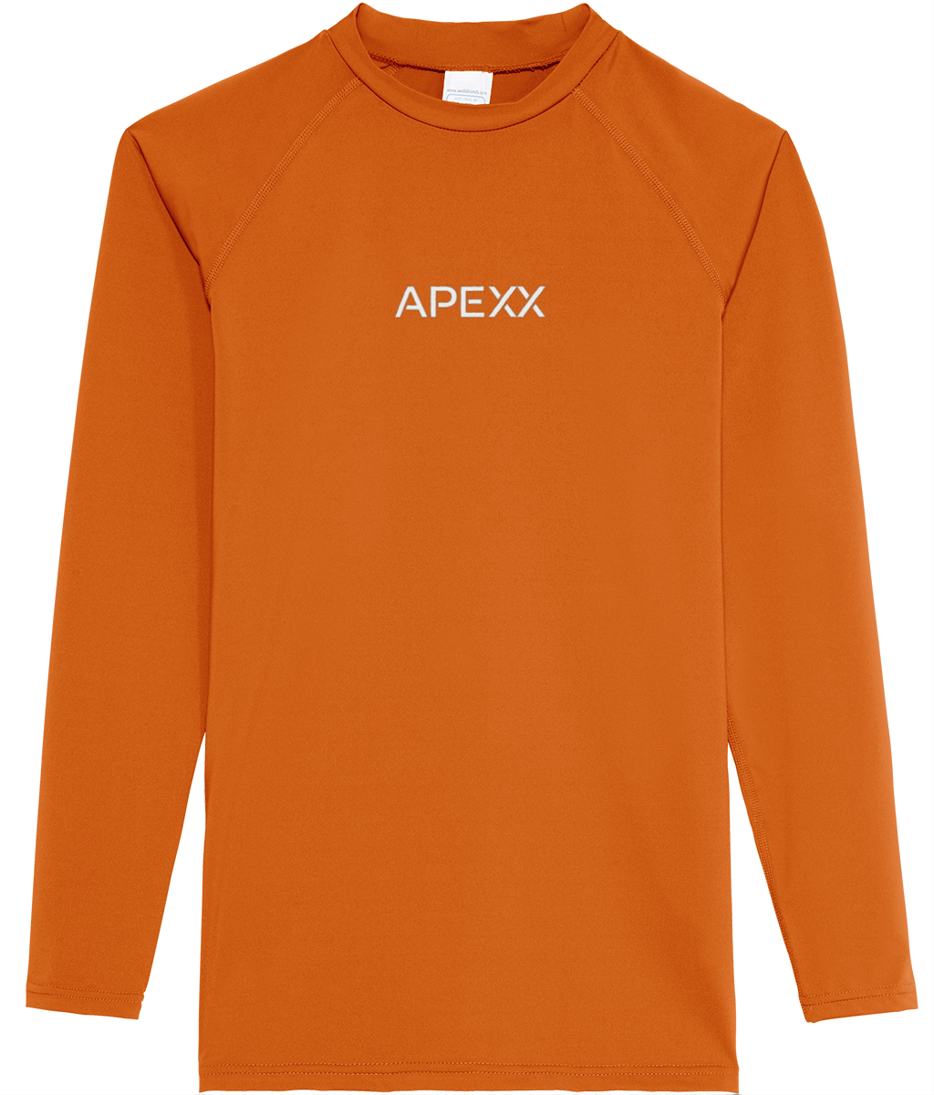 APEXX Core Long Sleeve Jersey in Electric Orange