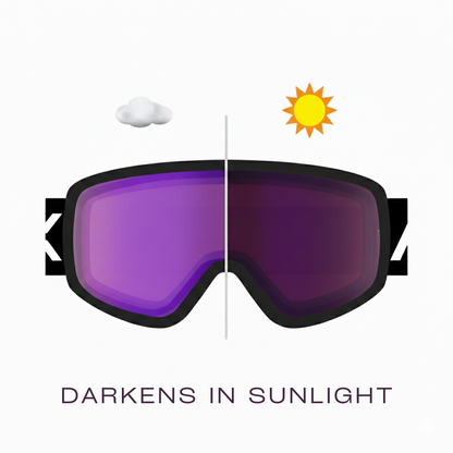 TrueView Photochromic Goggle Anti Fog Lens - Purple