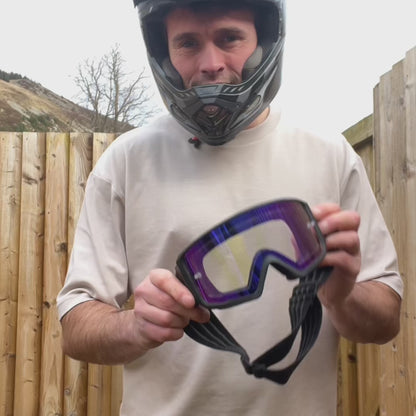 TrueView Photochromic Goggle Anti Fog Lens - Purple